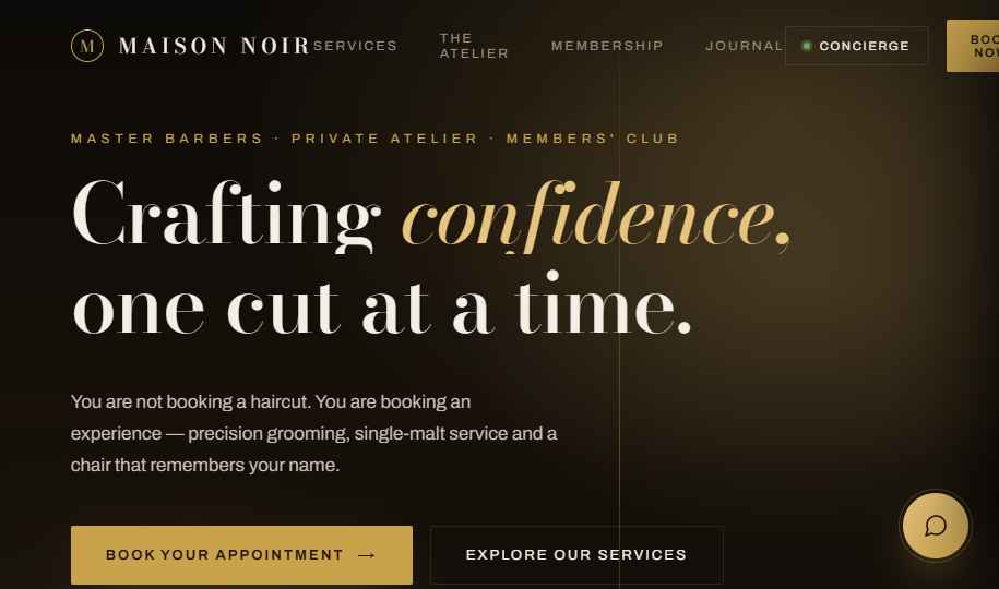 Maison Noir — barbearia